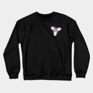 Painted Trillium Blossom Crewneck Sweatshirt